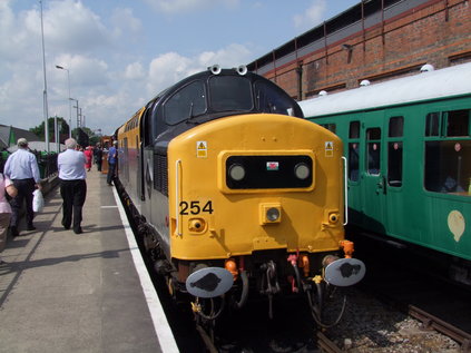 37254 on the blocks at Tunbridge Wells West