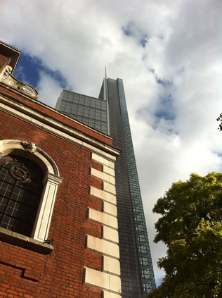 Heron Tower and St.Botolph's