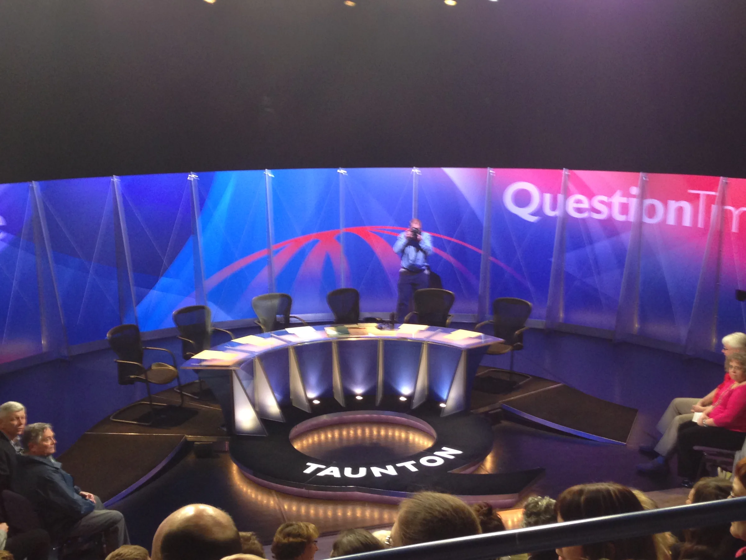 Abstract artwork for Question Time