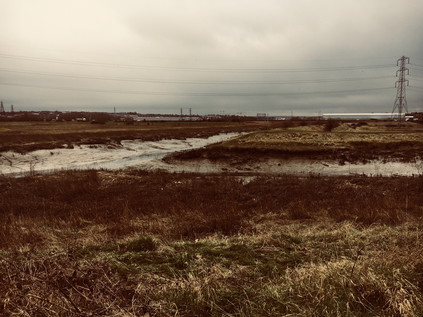 The confluence of Crayford and Dartford Creek