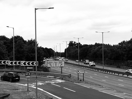 Leaving the North Circular at the old Great North Road