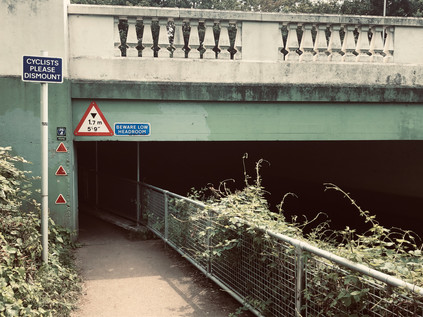 Passing under the Chertsey Road